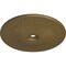 Ekena Millwork Galveston Ceiling Medallion (Canopies up to 5 7/8"), 51"OD x 3 5/8"ID x 3 3/8"P, Mississippi Mud CM51GLMMF - alternate 4